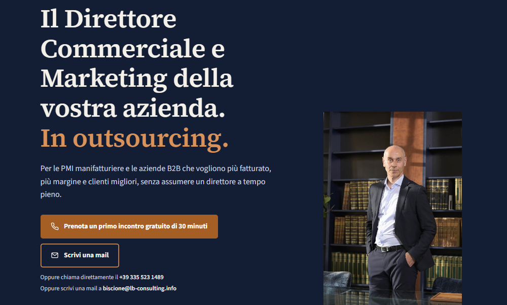 Responsabile Commerciale e Marketing in outsourcing